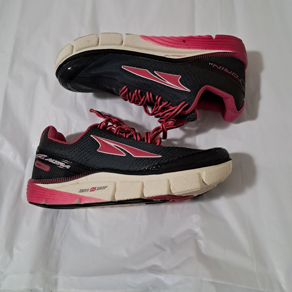 Altra Torin 2.5 Womens Black Pink Zero Drop Inner Flex Athletic Sneakers S. 6